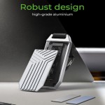 Icy Box Θήκη για Σκληρό Δίσκο M.2 PCI Express NVME με σύνδεση Type-C σε Ασημί χρώμα