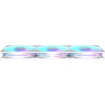 Asus TUF Gaming TR120 ARGB Case Fan με Σύνδεση 4-Pin PWM 3τμχ Λευκό