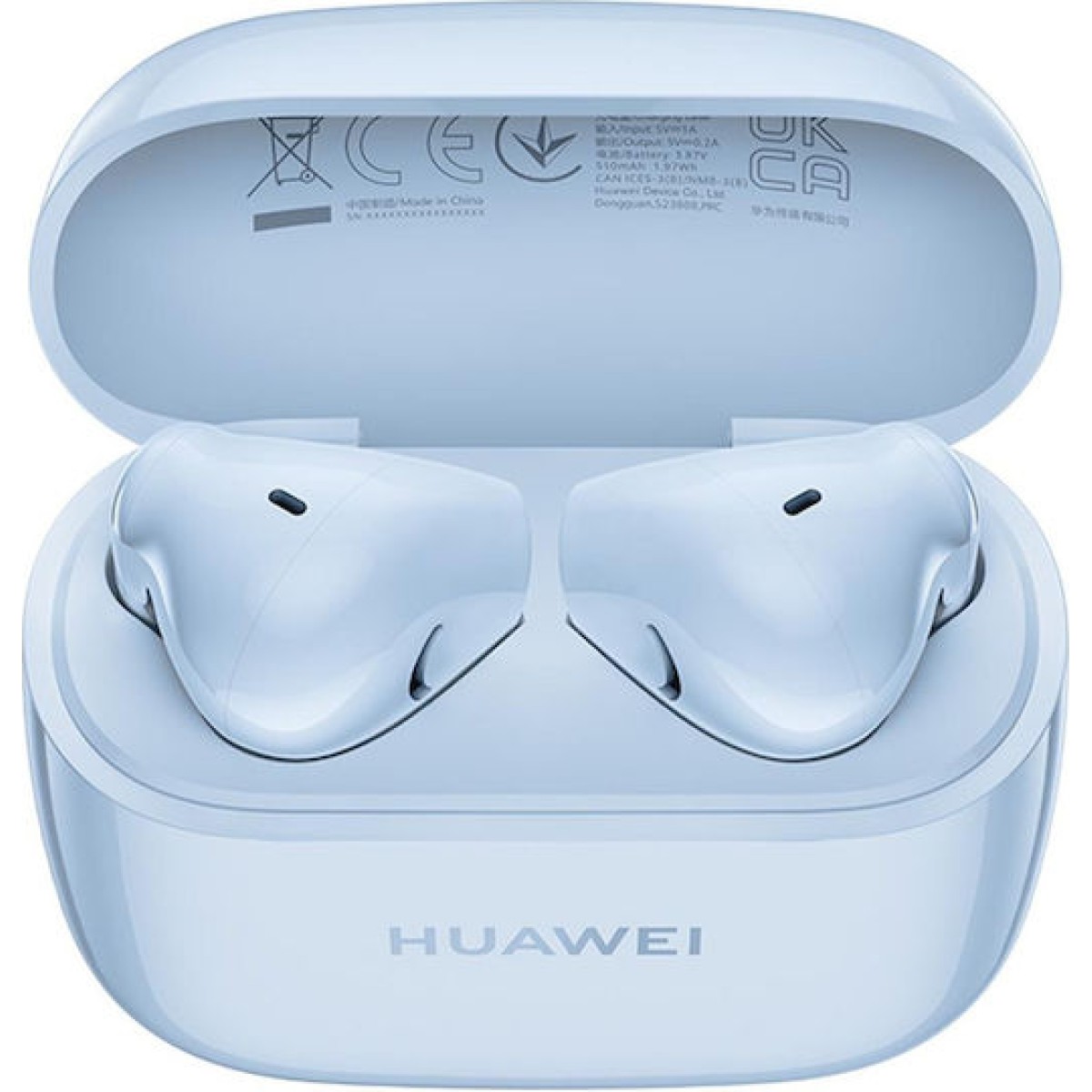 Huawei FreeBuds SE 2 Bluetooth Handsfree Ακουστικά με Αντοχή στον Ιδρώτα και Θήκη Φόρτισης Isle Blue