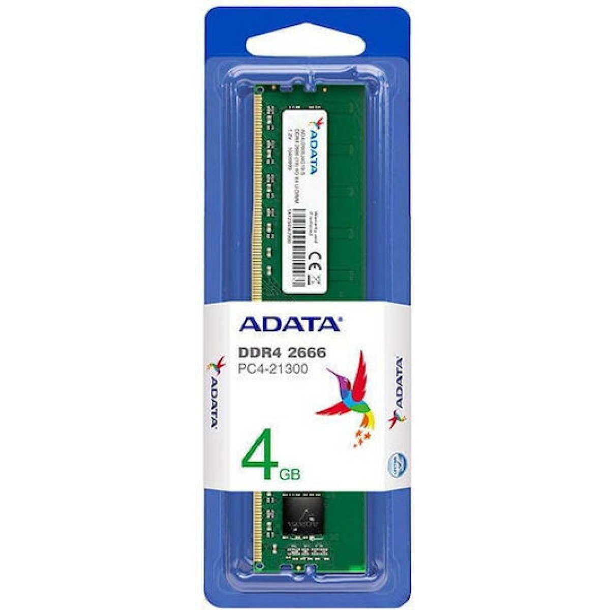 Adata DDR4 με Module 1x4GB και Ταχύτητα 2666 για Desktop