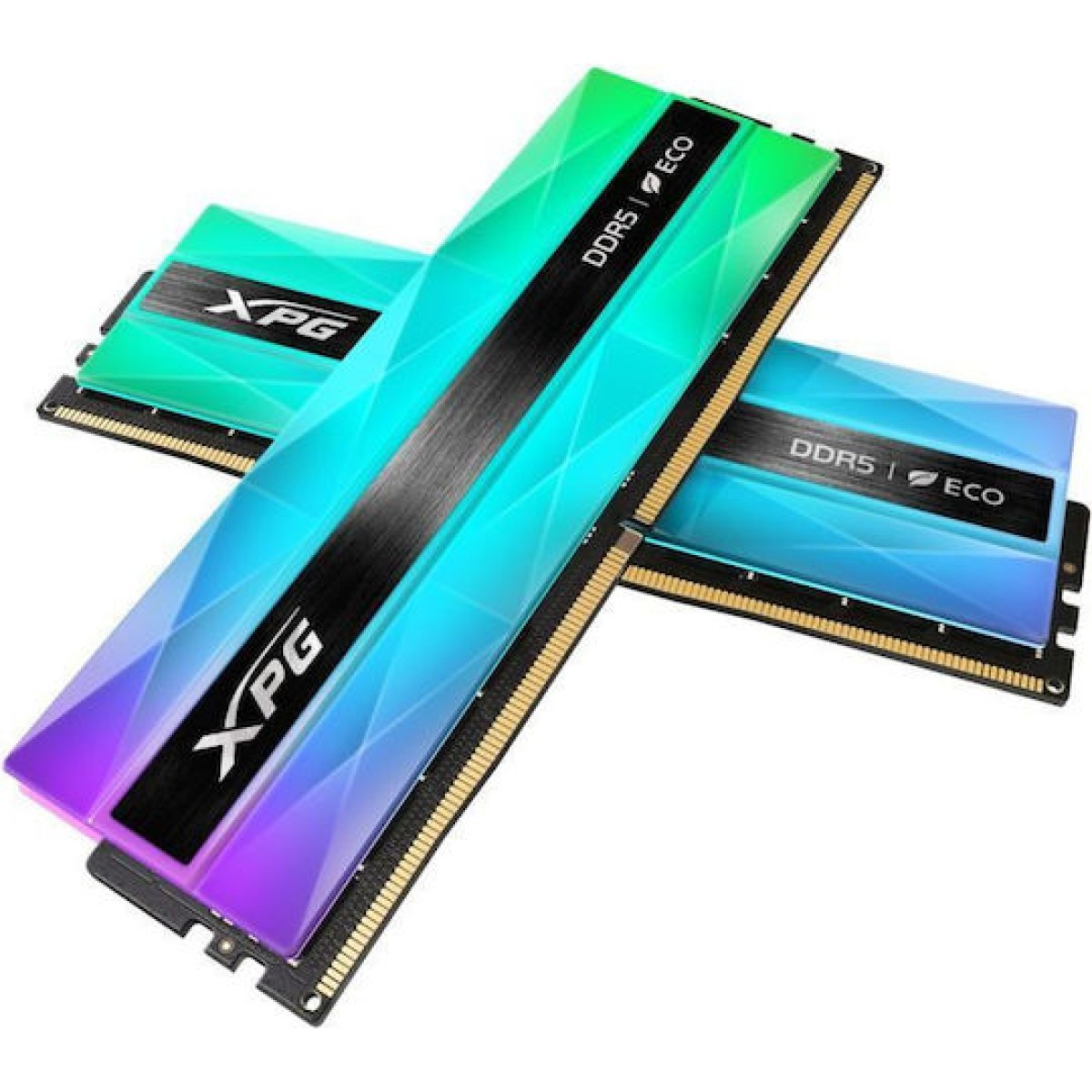 Adata Lancer Neon RGB DDR5 32GB RAM με 2x16GB Modules και Ταχύτητα 6000 για Desktop