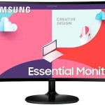 Samsung Essential Monitor VA HDR Curved Monitor 24\
