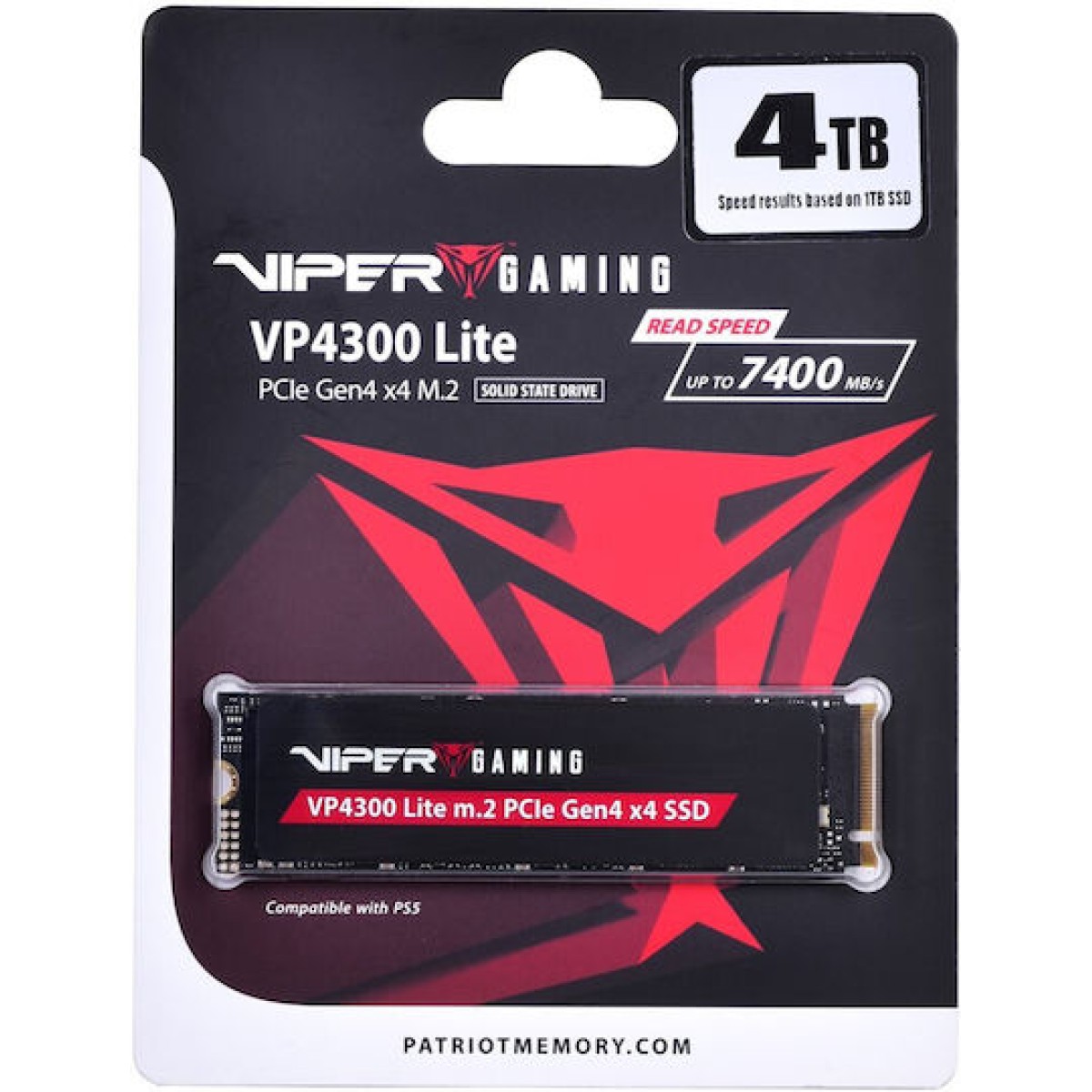Patriot VP4300 Lite SSD 4TB M.2 NVMe PCI Express 4.0