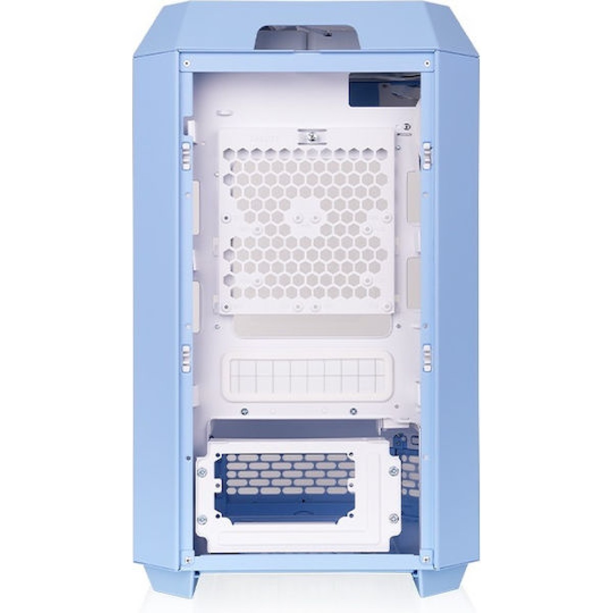 Thermaltake The Tower 250 Gaming Mini Tower Κουτί Υπολογιστή με Πλαϊνό Παράθυρο και RGB Φωτισμό Hydrangea Blue