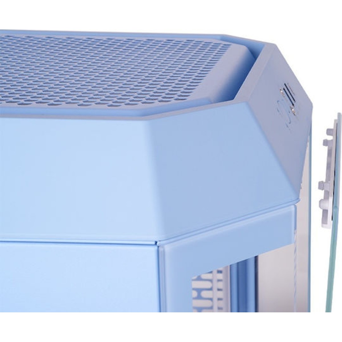 Thermaltake The Tower 250 Gaming Mini Tower Κουτί Υπολογιστή με Πλαϊνό Παράθυρο και RGB Φωτισμό Hydrangea Blue