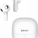 Xiaomi Buds 5 Bluetooth Handsfree Ακουστικά με Αντοχή στον Ιδρώτα και Θήκη Φόρτισης Λευκά