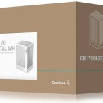 Deepcool CH170 Digital Mini Tower Κουτί Υπολογιστή με Πλαϊνό Παράθυρο Λευκό