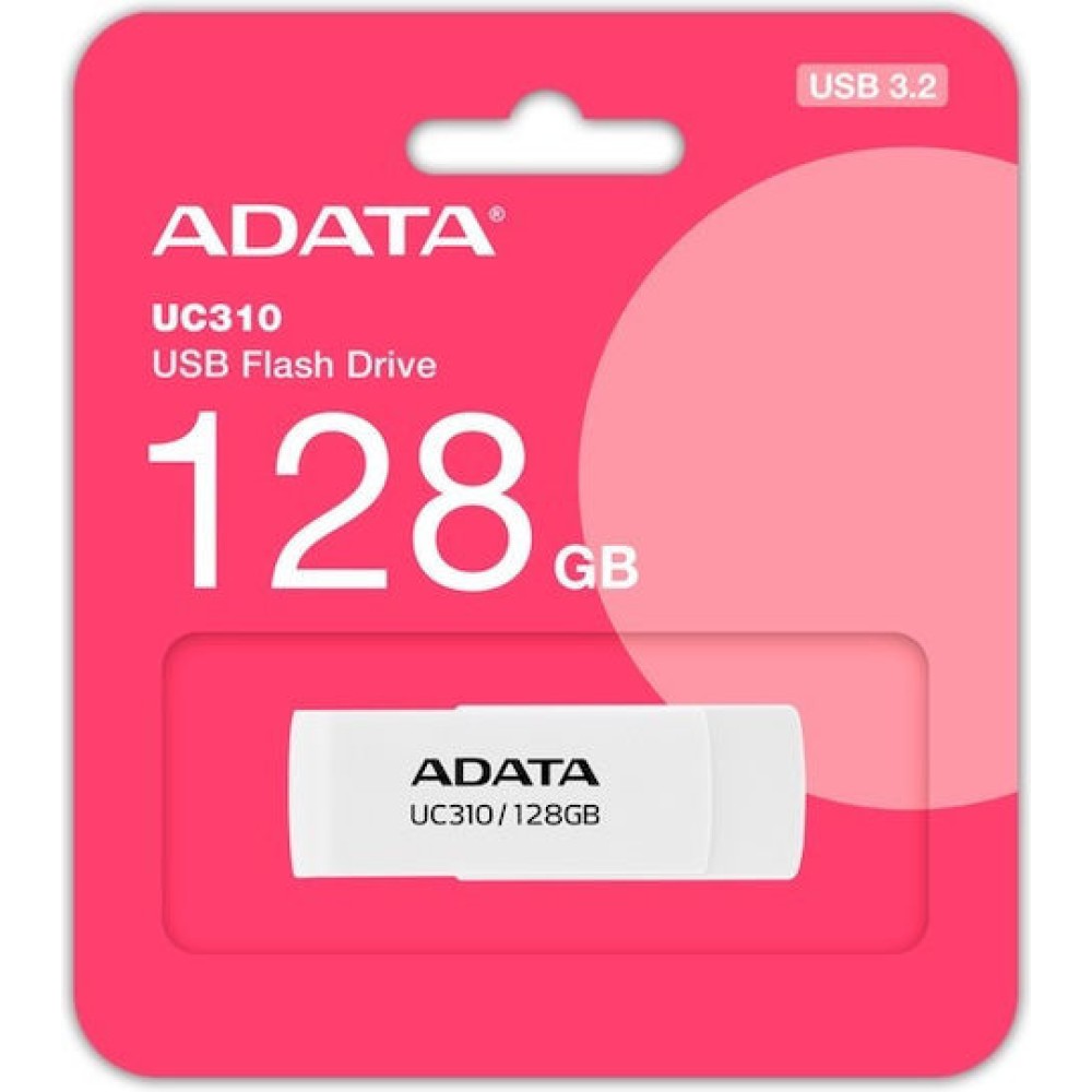 Adata UC310 128GB USB 3.2 Stick Λευκό