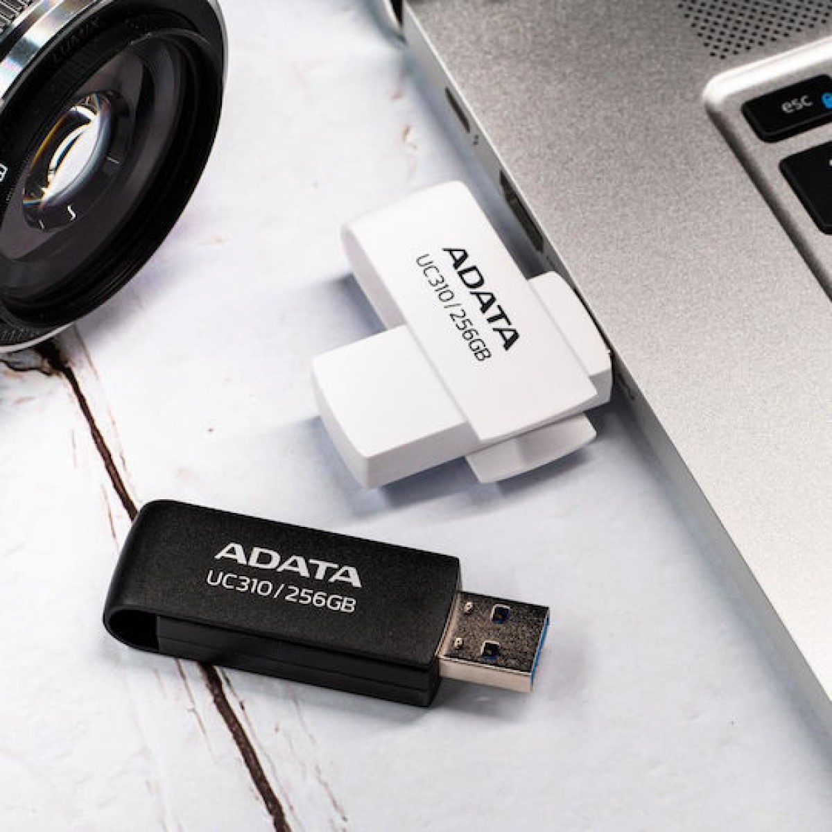 Adata Uc310 256GB USB 3.2 Stick Λευκό
