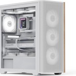 Aerocool D501A V2 Gaming Midi Tower Κουτί Υπολογιστή με Πλαϊνό Παράθυρο και RGB Φωτισμό Μαύρο