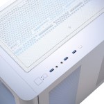 Aerocool P500C Gaming Midi Tower Κουτί Υπολογιστή με Πλαϊνό Παράθυρο Λευκό