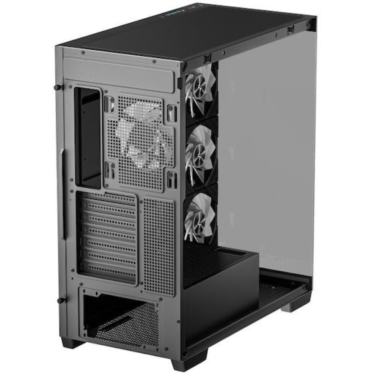 Deepcool CG580 4F Gaming Midi Tower Κουτί Υπολογιστή με Πλαϊνό Παράθυρο και ARGB Φωτισμό Μαύρο