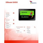 Adata Ultimate SU650 SSD 1TB 2.5\'\' SATA III