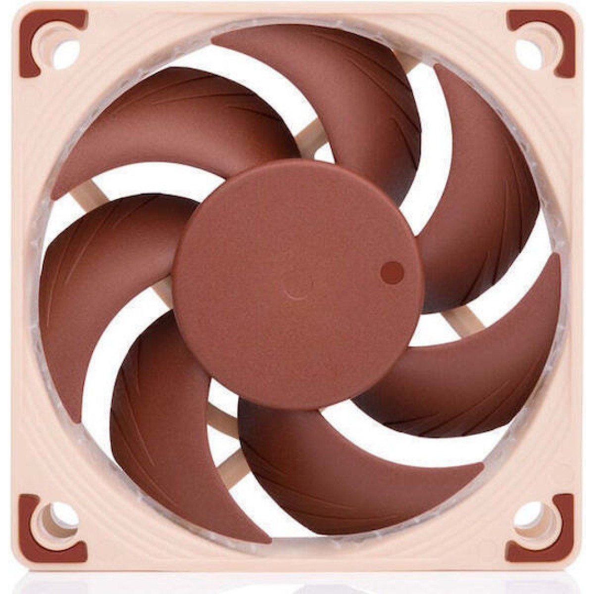 Noctua Case Fan 60mm με Χωρίς Led Φωτισμό και Σύνδεση 4-Pin PWM Καφέ