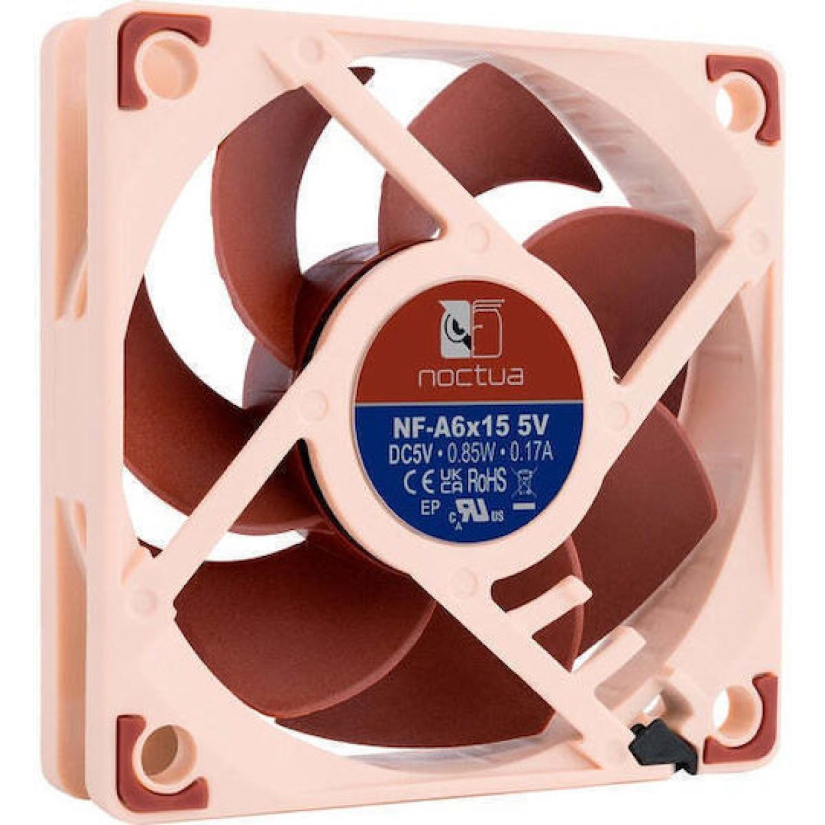 Noctua NF-A6x15 Case Fan 60mm Καφέ