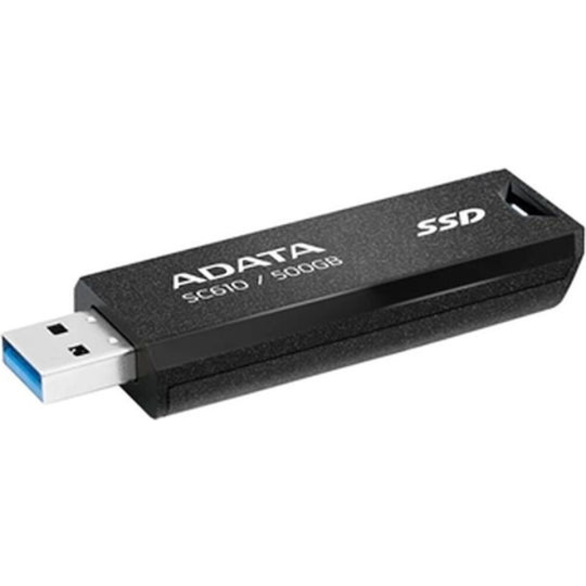 Adata SC610 500GB USB 3.2 SSD Stick Μαύρο