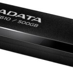 Adata SC610 500GB USB 3.2 SSD Stick Μαύρο