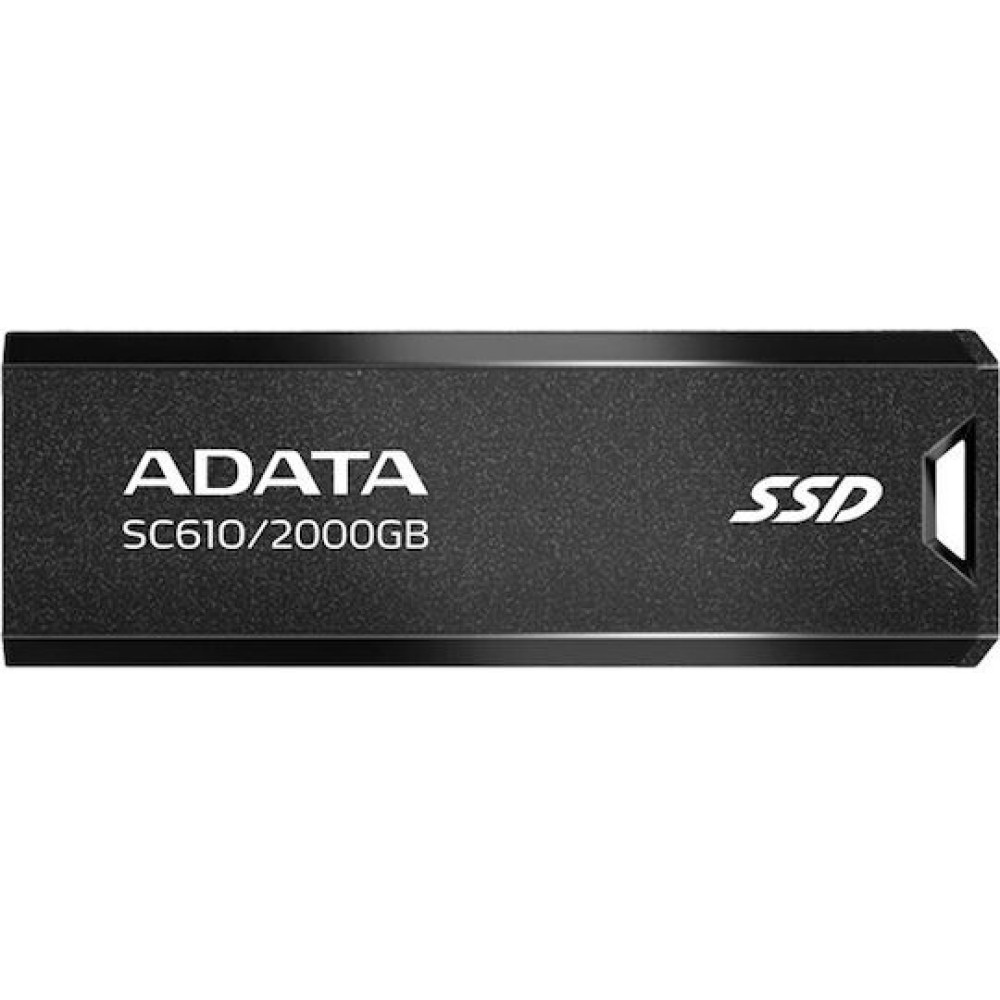 Adata SC610 USB 3.2 Εξωτερικός SSD 2TB Μαύρο