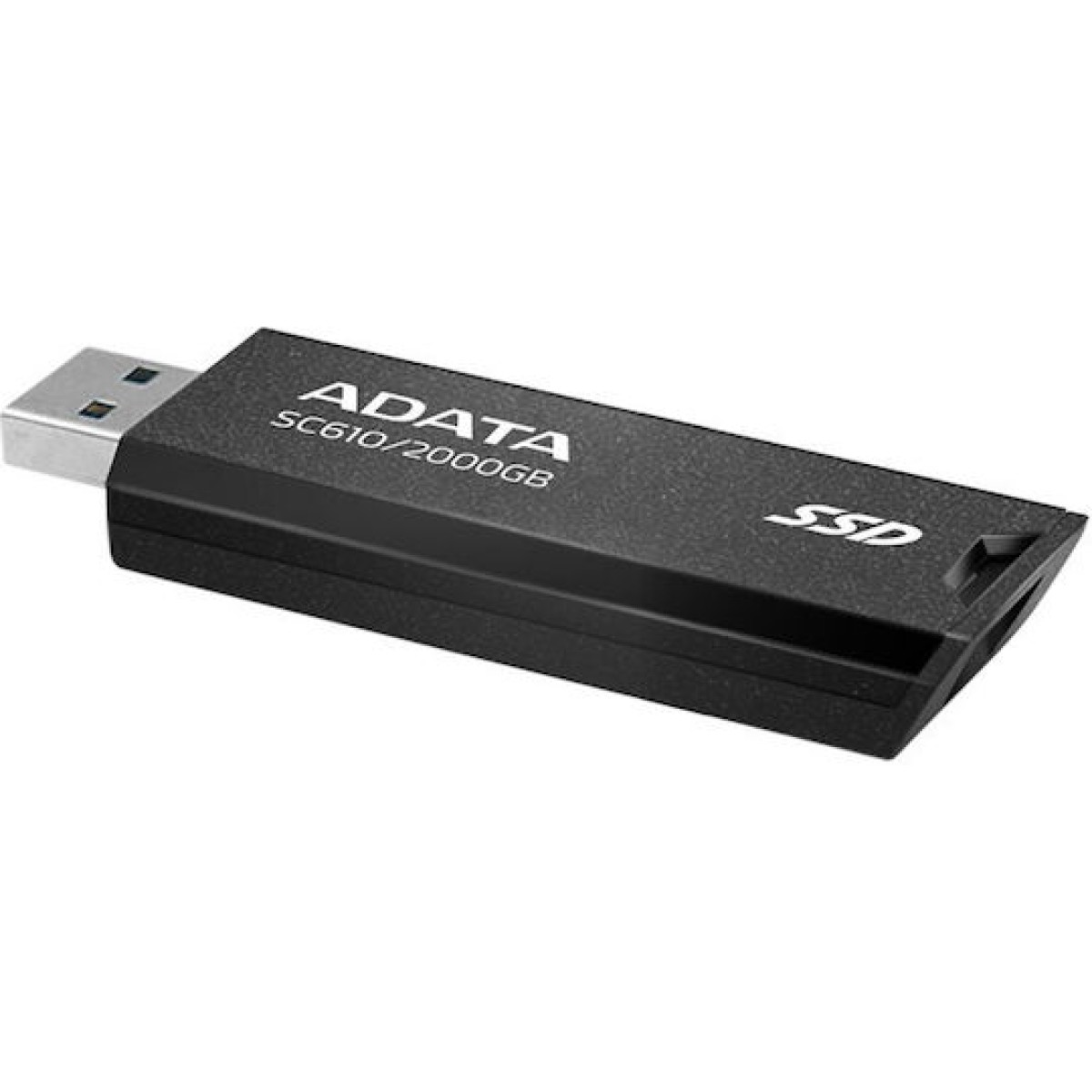 Adata SC610 USB 3.2 Εξωτερικός SSD 2TB Μαύρο
