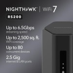 NetGear Nighthawk RS200 Ασύρματο Router Wi‑Fi 7 με 4 Θύρες Ethernet