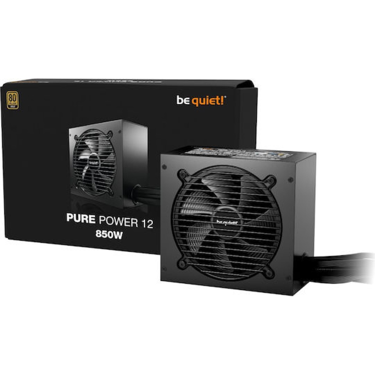 Be Quiet Pure Power 12 850W Μαύρο Τροφοδοτικό Υπολογιστή Full Wired 80 Plus Gold