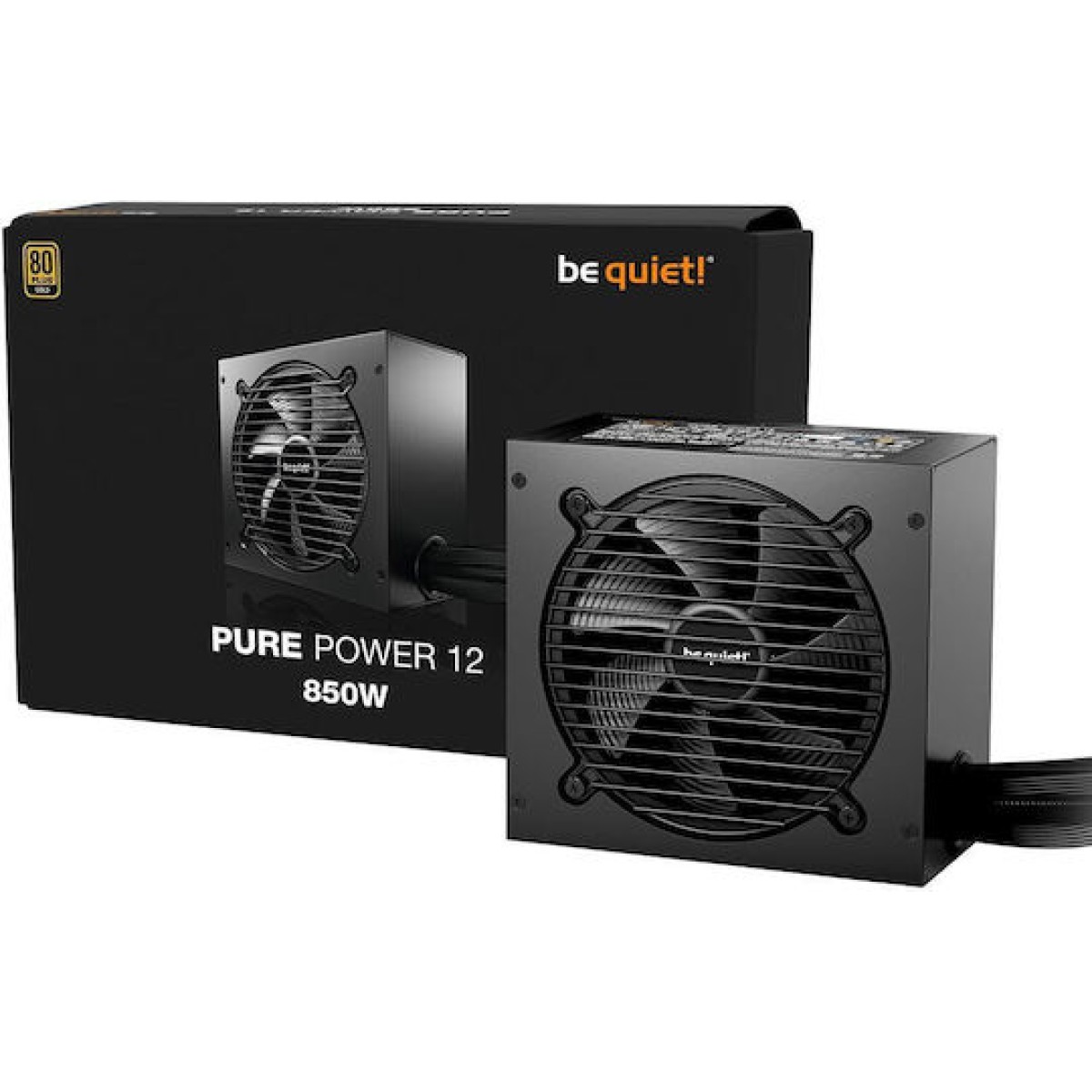 Be Quiet Pure Power 12 850W Μαύρο Τροφοδοτικό Υπολογιστή Full Wired 80 Plus Gold