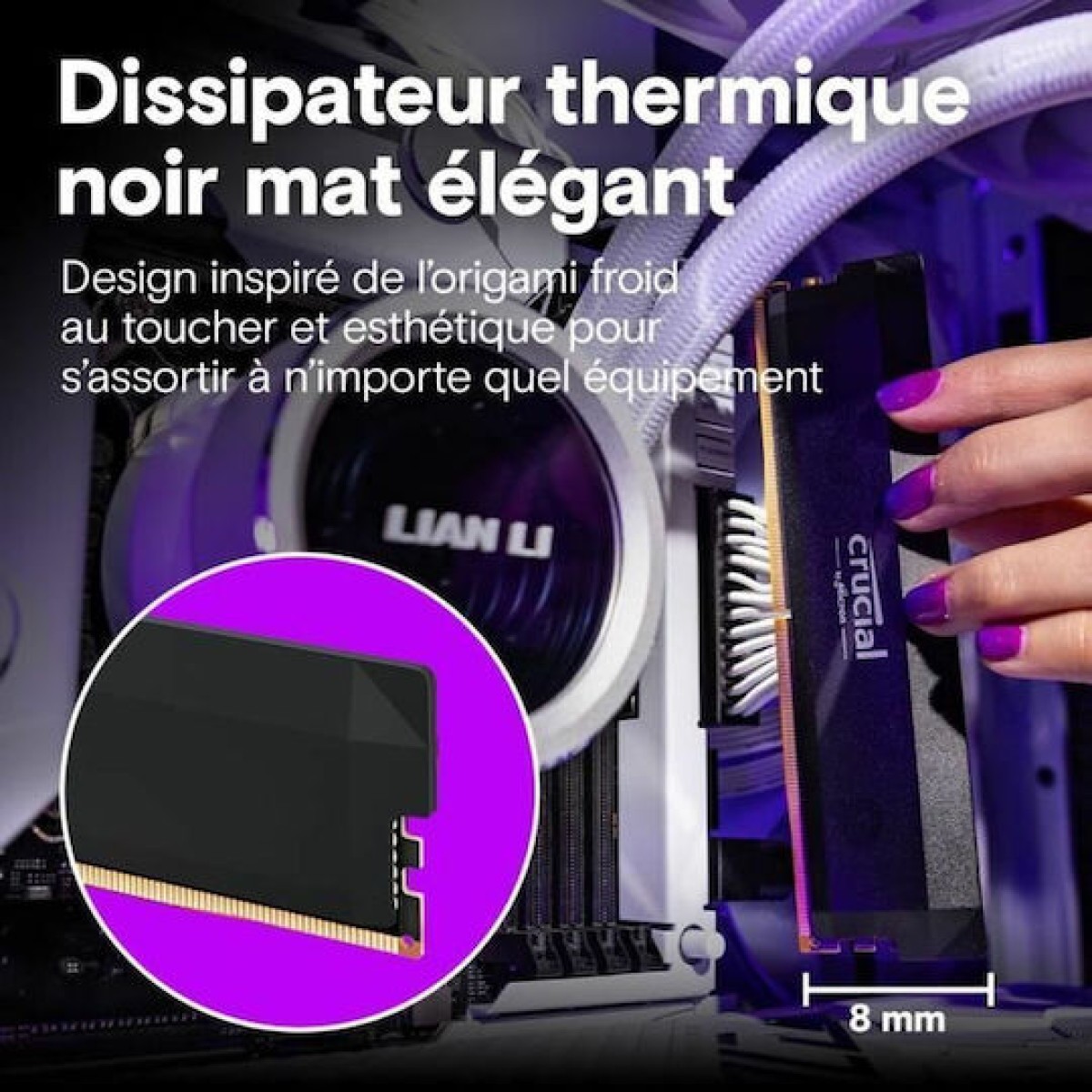 Crucial Pro DDR5 32GB RAM με 2x16GB Modules και Ταχύτητα 6400 για Desktop