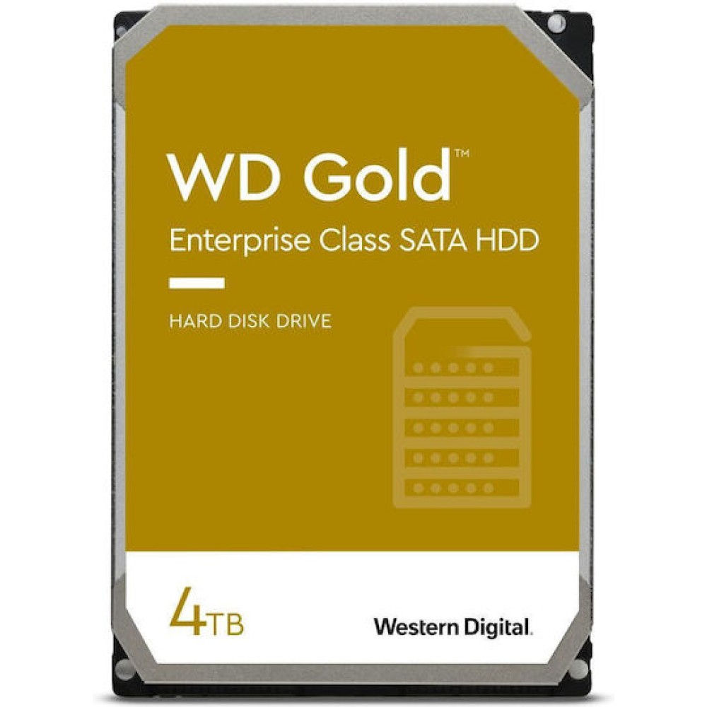 Western Digital Gold 4TB HDD Σκληρός Δίσκος 3.5