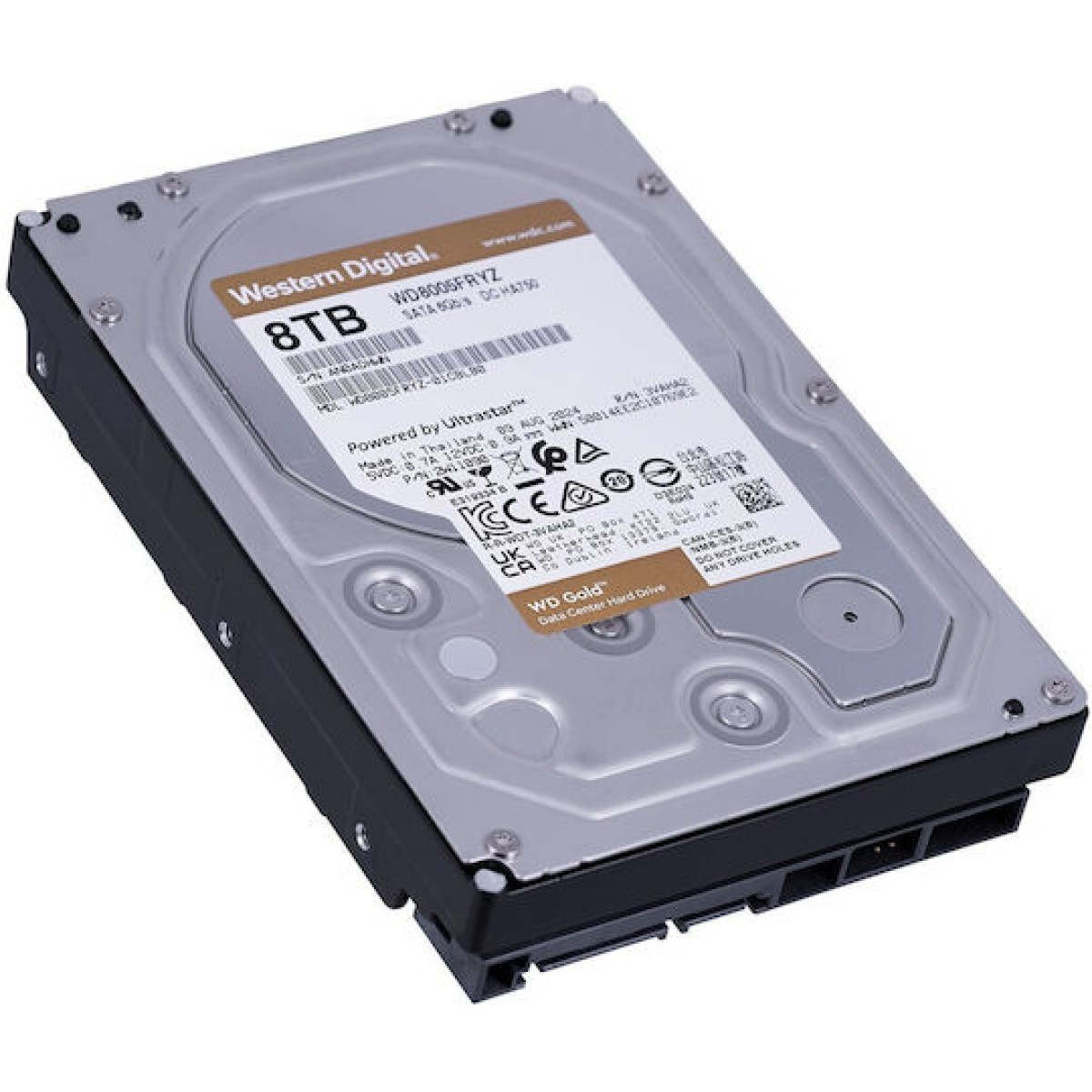 Western Digital Gold 8TB HDD Σκληρός Δίσκος 3.5