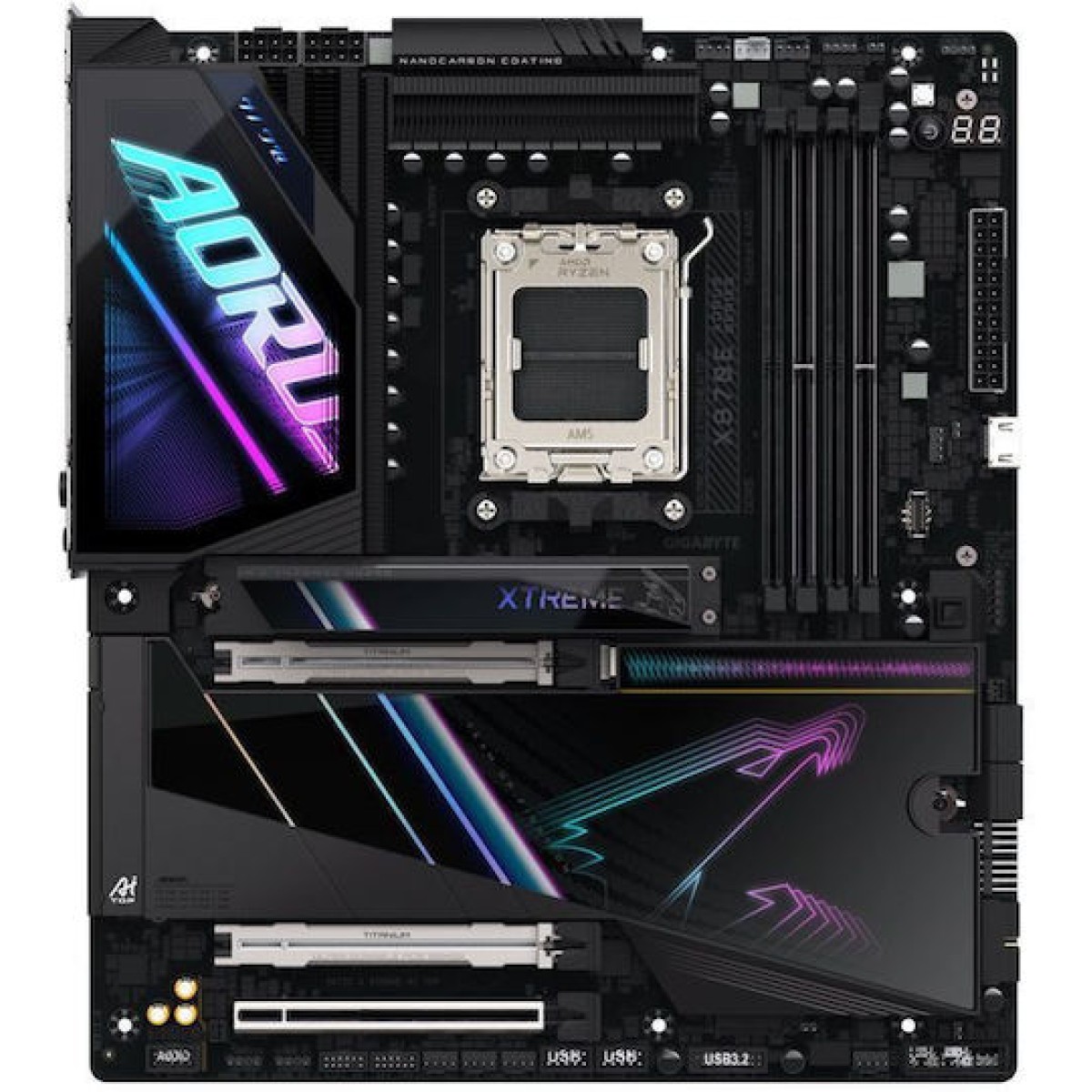Gigabyte X870E Aorus Xtreme AI Top Wi-Fi Motherboard Extended ATX με AMD AM5 Socket