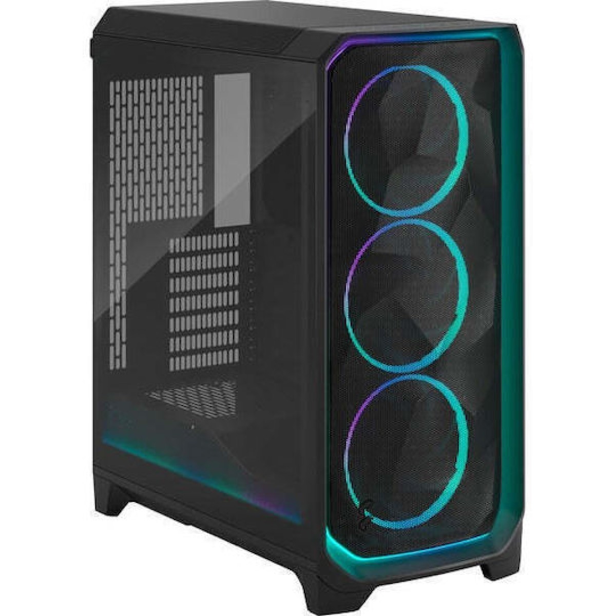 Fractal Design Meshify 3 Ambience Pro RGB Light Tint Gaming Midi Tower Κουτί Υπολογιστή με Πλαϊνό Παράθυρο Μαύρο