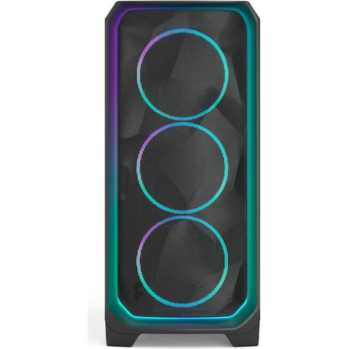 Fractal Design Meshify 3 Ambience Pro RGB Light Tint Gaming Midi Tower Κουτί Υπολογιστή με Πλαϊνό Παράθυρο Μαύρο