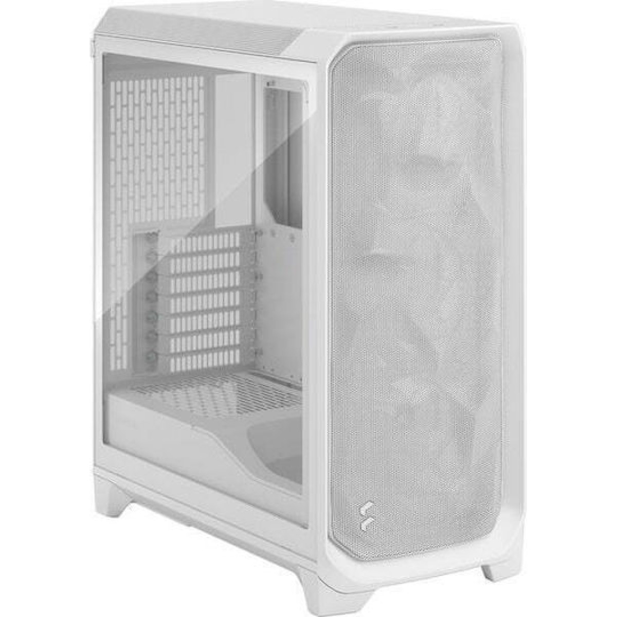 Fractal Design Meshify 3 TG Clear Tint Gaming Midi Tower Κουτί Υπολογιστή με Πλαϊνό Παράθυρο Λευκό