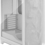 Fractal Design Meshify 3 TG Clear Tint Gaming Midi Tower Κουτί Υπολογιστή με Πλαϊνό Παράθυρο Λευκό