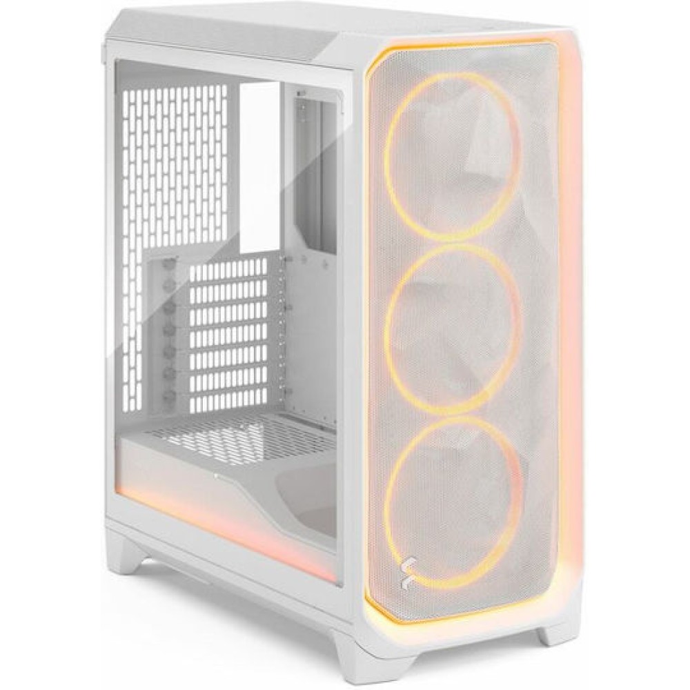 Fractal Design Ambience Pro RGB White TG Clear Tint Gaming Midi Tower Κουτί Υπολογιστή με Πλαϊνό Παράθυρο Λευκό