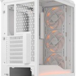 Fractal Design Ambience Pro RGB White TG Clear Tint Gaming Midi Tower Κουτί Υπολογιστή με Πλαϊνό Παράθυρο Λευκό