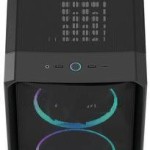 Fractal Design Meshify 3 RGB TG Light Tint Gaming Midi Tower Κουτί Υπολογιστή με Πλαϊνό Παράθυρο Μαύρο