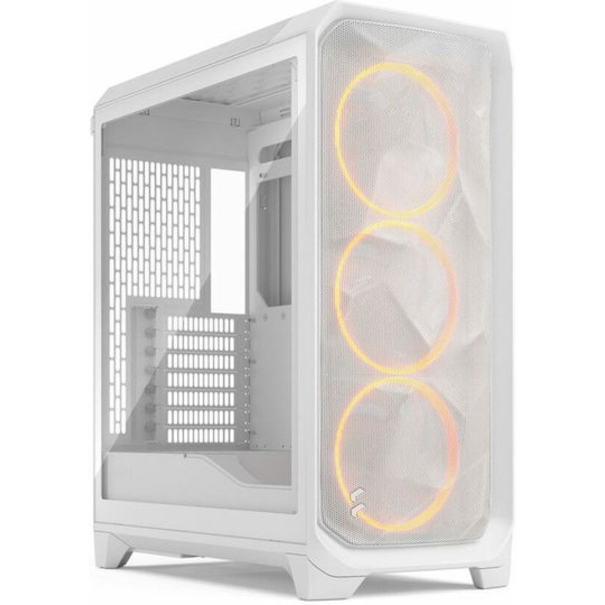 Fractal Design Meshify 3 RGB TG Clear Tint Gaming Midi Tower Κουτί Υπολογιστή με Πλαϊνό Παράθυρο Λευκό