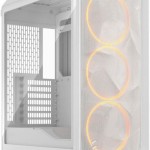 Fractal Design Meshify 3 RGB TG Clear Tint Gaming Midi Tower Κουτί Υπολογιστή με Πλαϊνό Παράθυρο Λευκό