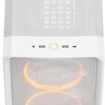 Fractal Design Meshify 3 RGB TG Clear Tint Gaming Midi Tower Κουτί Υπολογιστή με Πλαϊνό Παράθυρο Λευκό