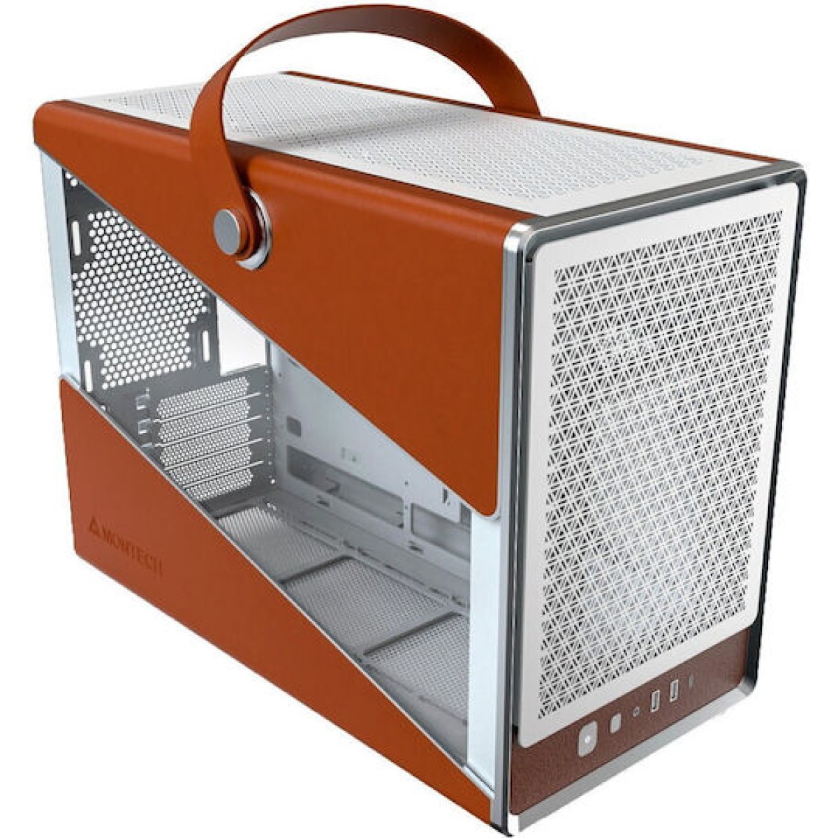 Montech Mini Tower Κουτί Υπολογιστή με Πλαϊνό Παράθυρο Λευκό