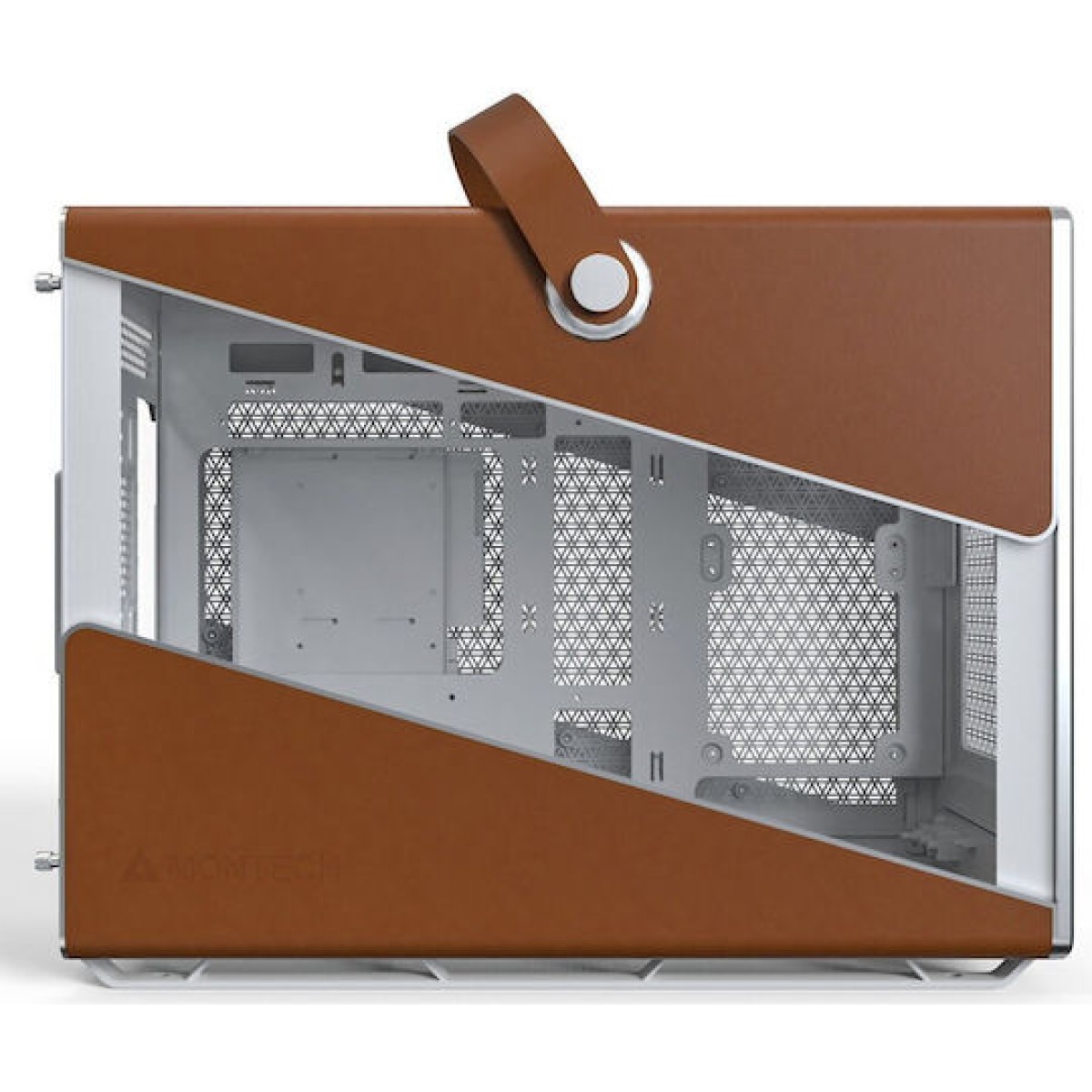 Montech Mini Tower Κουτί Υπολογιστή με Πλαϊνό Παράθυρο Λευκό