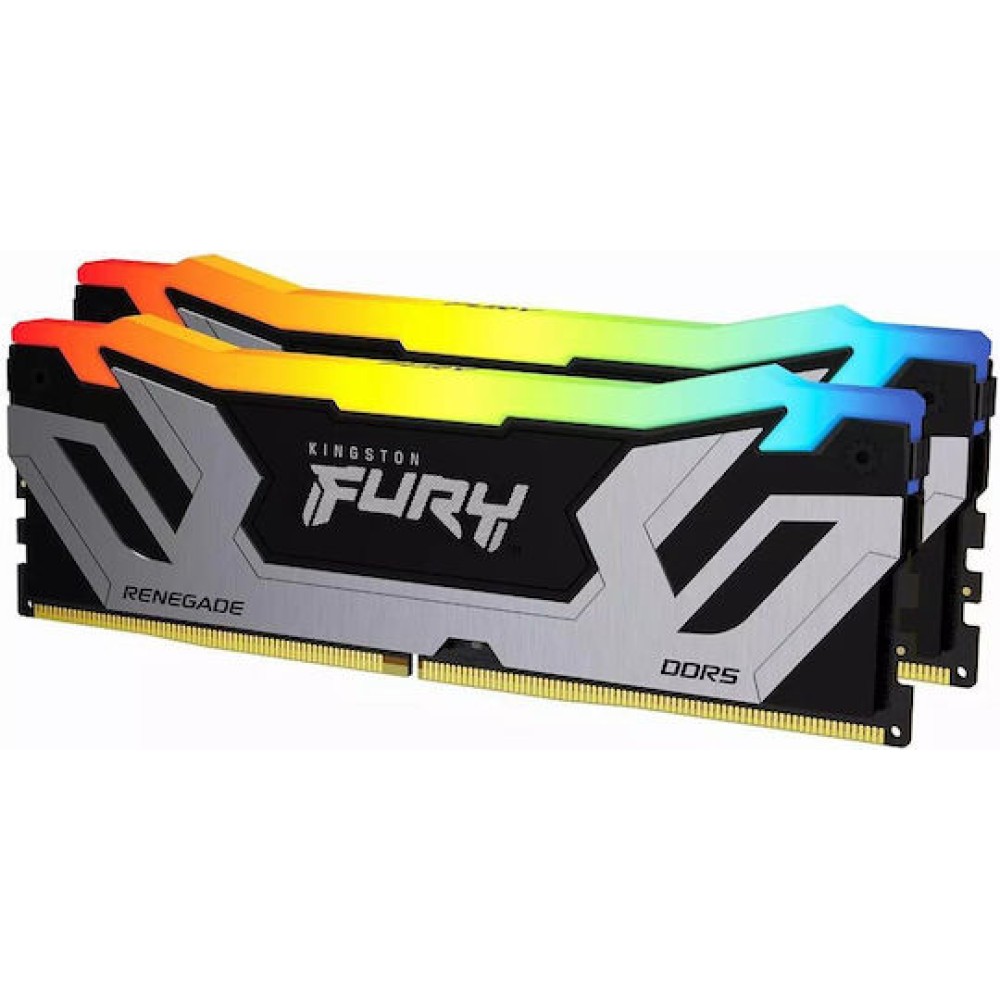 Kingston Fury Renegade RGB DDR5 48GB RAM με 2x24GB Modules και Ταχύτητα 8400 για Desktop