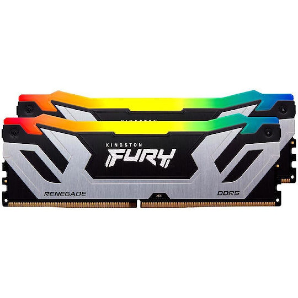 Kingston Fury Renegade RGB DDR5 48GB RAM με 2x24GB Modules και Ταχύτητα 8400 για Desktop