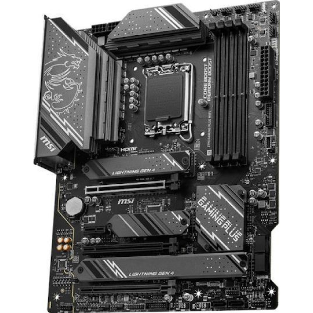 MSI Z790 Gaming Plus Wi-Fi Motherboard ATX με Intel 1700 Socket 7E06-026R 801-7E06-023