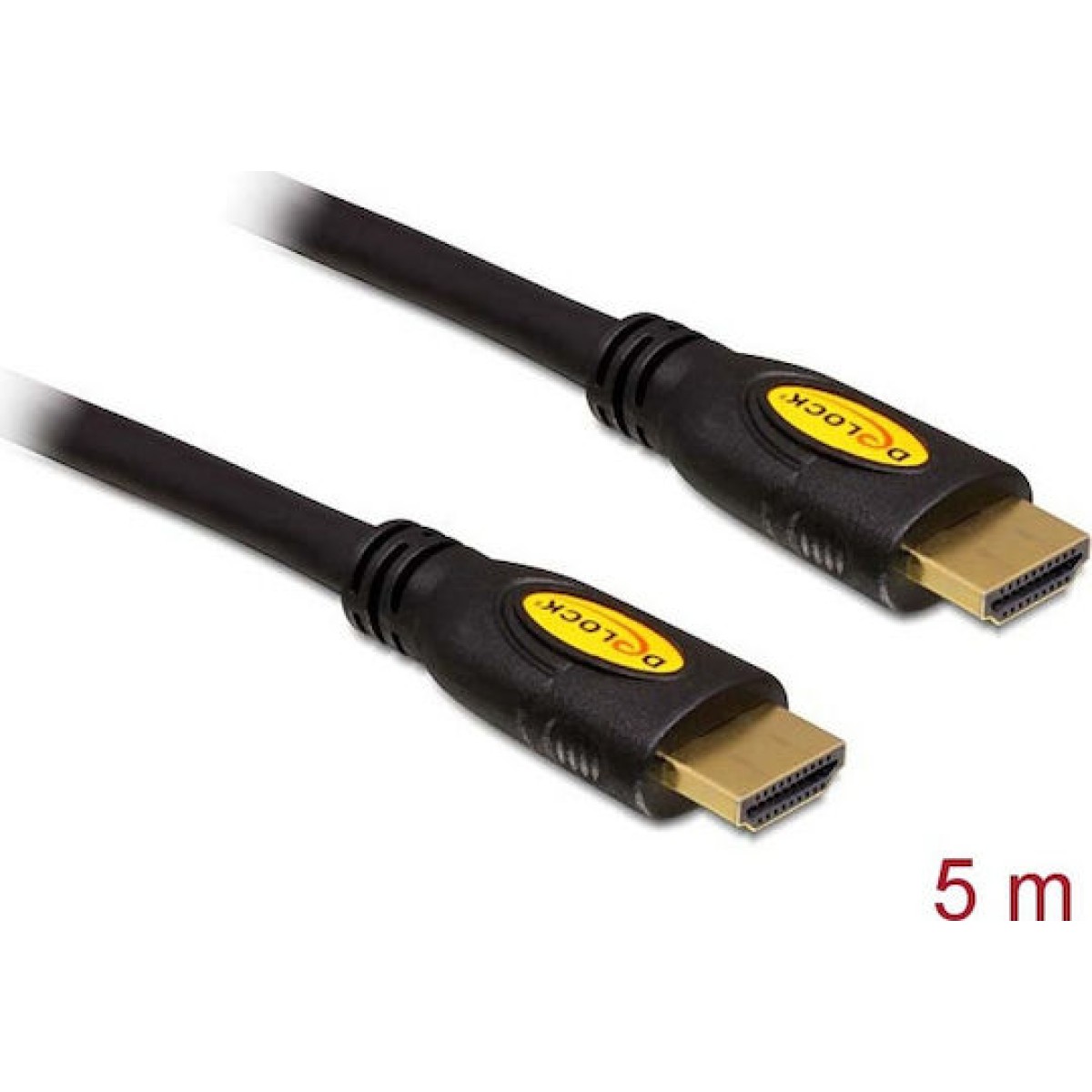 DeLock Cable HDMI male - HDMI male 1.5m Μαύρο