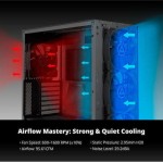 Montech HP140 Case Fan με ARGB Φωτισμό και Σύνδεση 4-Pin PWM