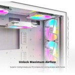 Montech Case Fan 140mm με ARGB Φωτισμό Λευκό