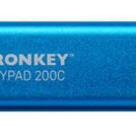 Kingston IronKey Keypad 200C 128GB USB 3.2 Stick με σύνδεση USB-C Μπλε