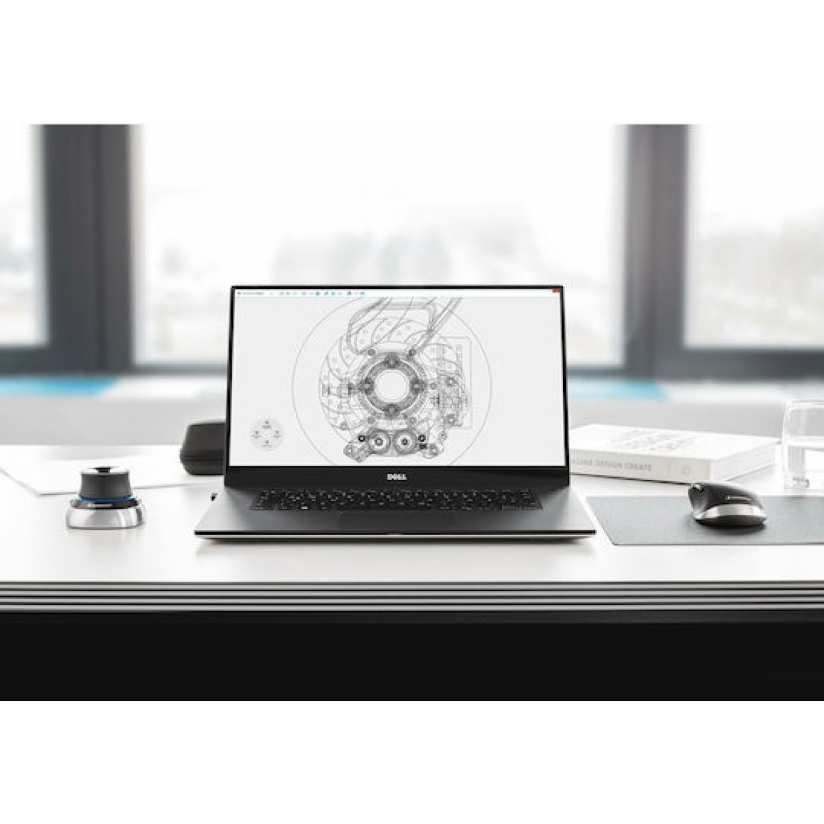 3Dconnexion SpaceMouse Ασύρματο Εργονομικό Ποντίκι Μαύρο